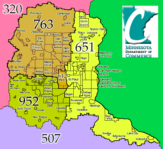 List of Minnesota area codes - Wikipedia